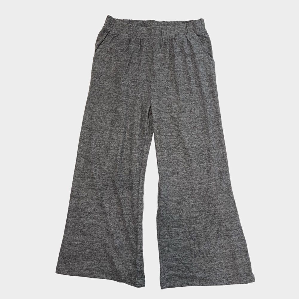 Collective Concepts Women’s Plus Charcoal Cozy Wide Leg Pant Size 1X